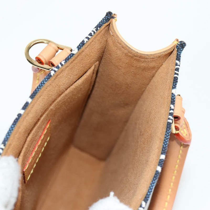 【日本直送】路易威登 (LOUIS VUITTON) 二手 Petit Sac Plat 2way 海軍藍手提包 M80288 正品 132611SAM-17