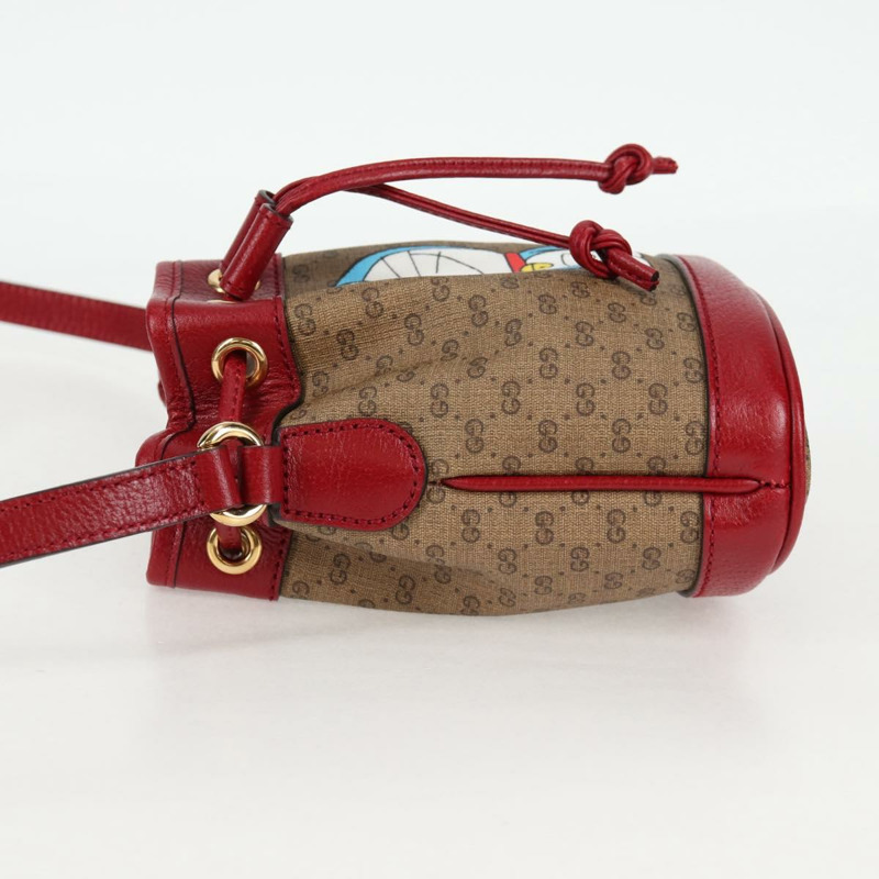 【日本直送】GUCCI Micro GG Supreme Doraemon 聯名手袋 PVC 米色 647801 正品 131783SM-2