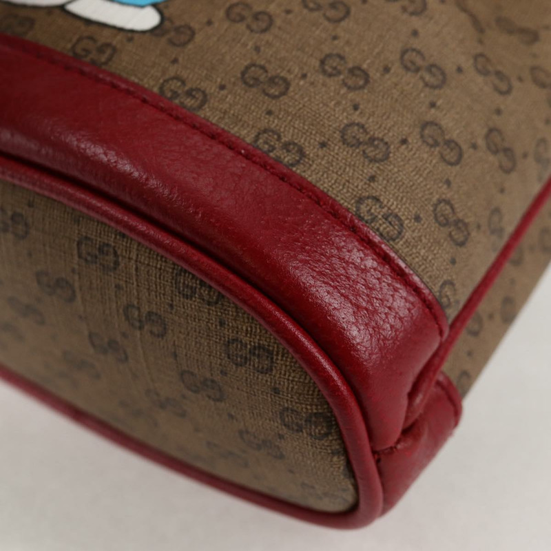 【日本直送】GUCCI Micro GG Supreme Doraemon 聯名手袋 PVC 米色 647801 正品 131783SM-15