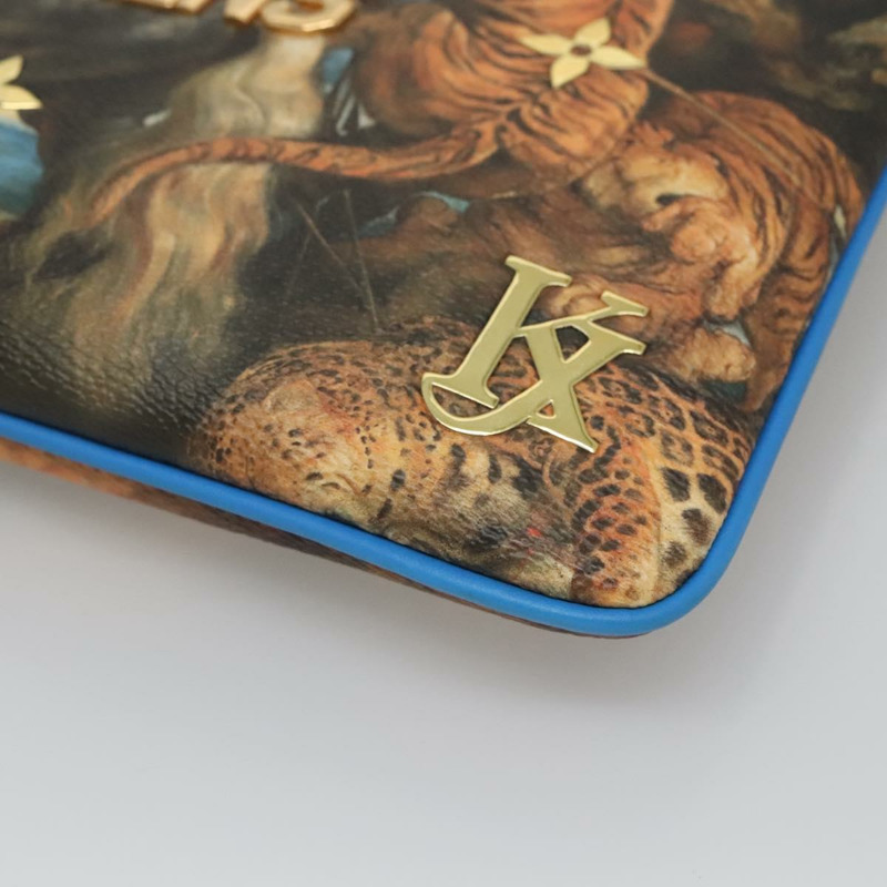 【日本直送】路易威登 Celty Pochette Plat Pouch Koons Rubens M64617 LV Auth 132961SM-16