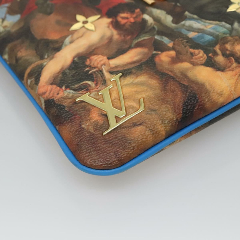 【日本直送】路易威登 Celty Pochette Plat Pouch Koons Rubens M64617 LV Auth 132961SM-17