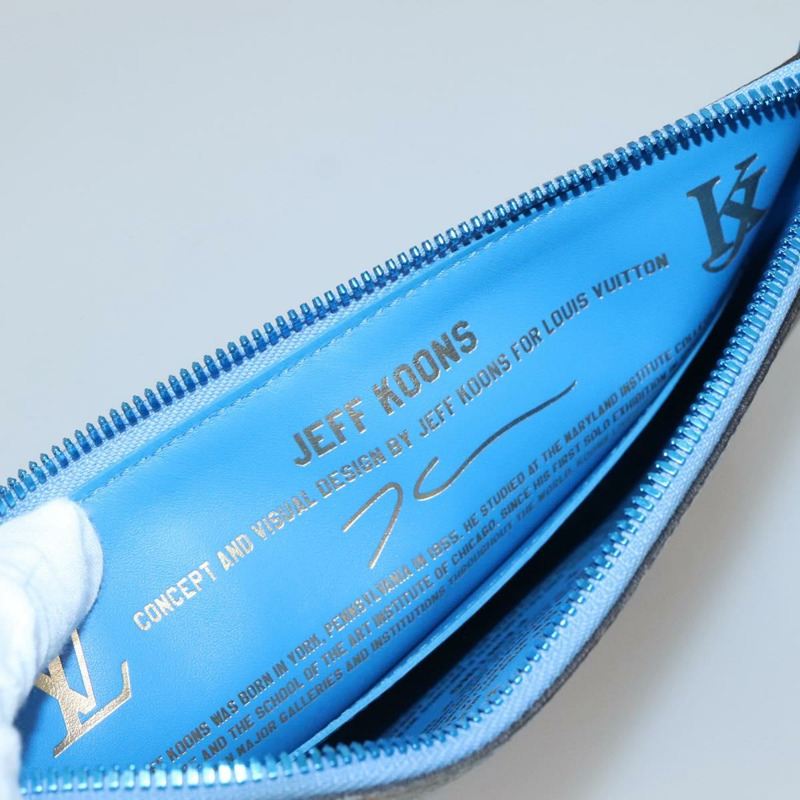 【日本直送】路易威登 Celty Pochette Plat Pouch Koons Rubens M64617 LV Auth 132961SM-20