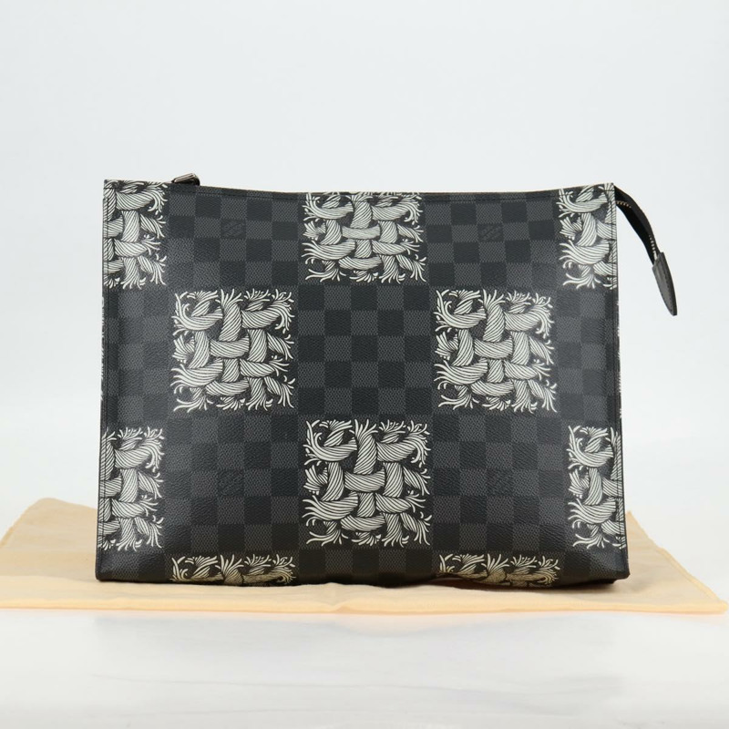【日本直送】路易威登 Damier Christopher Nemeth Pochette Voyage N61234 正品 133622SAM-11