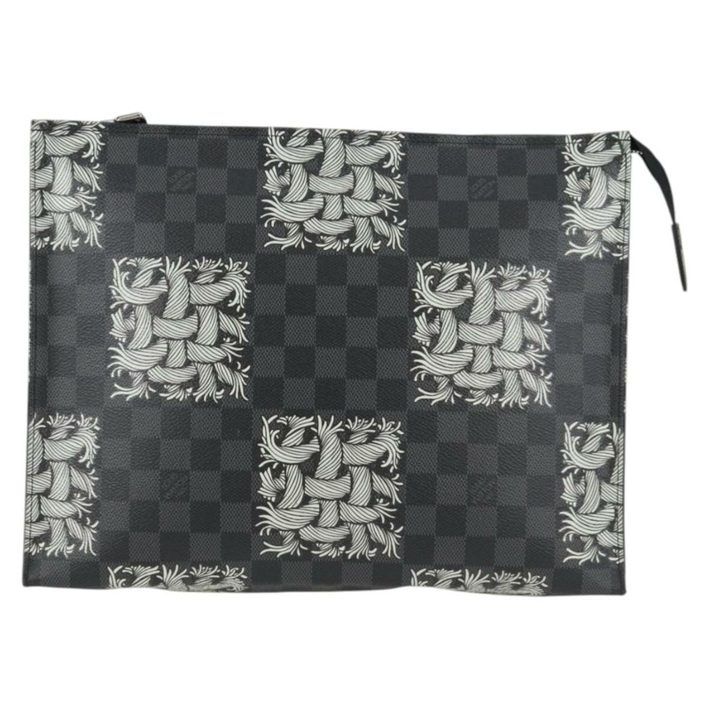 【日本直送】路易威登 Damier Christopher Nemeth Pochette Voyage N61234 正品 133622SAM-12