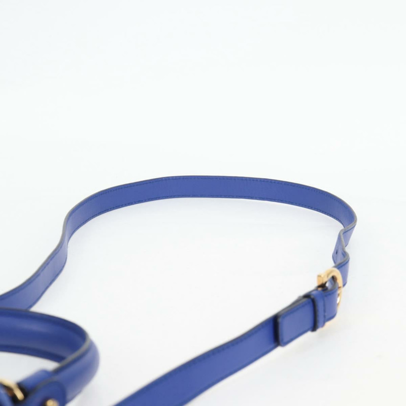 【日本直送】Salvatore Ferragamo Gancini 手提包，藤編兩用款，藍金配色，正品，貨號 135631SAV-15