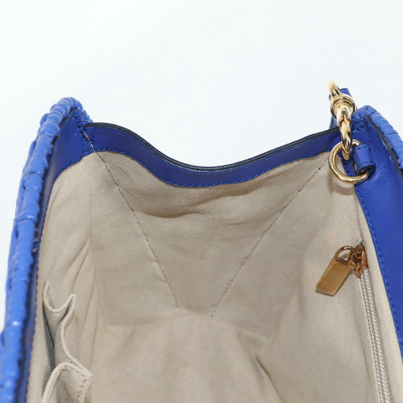 【日本直送】Salvatore Ferragamo Gancini 手提包，藤編兩用款，藍金配色，正品，貨號 135631SAV-23