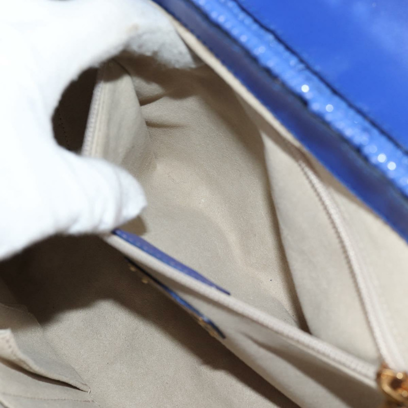 【日本直送】Salvatore Ferragamo Gancini 手提包，藤編兩用款，藍金配色，正品，貨號 135631SAV-25