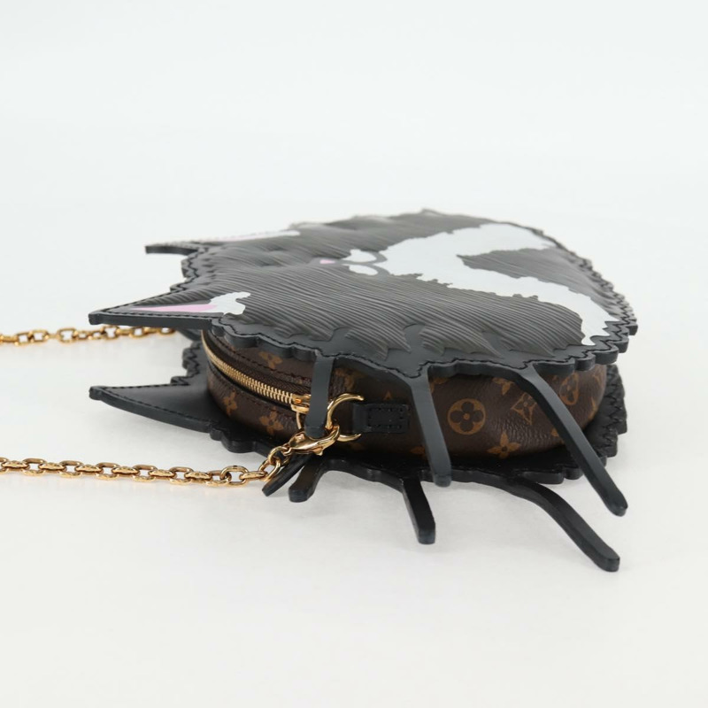 【日本直送】路易威登 Epi Monogram 貓臉手拿包 灰色 LV 正品 133624SA-2