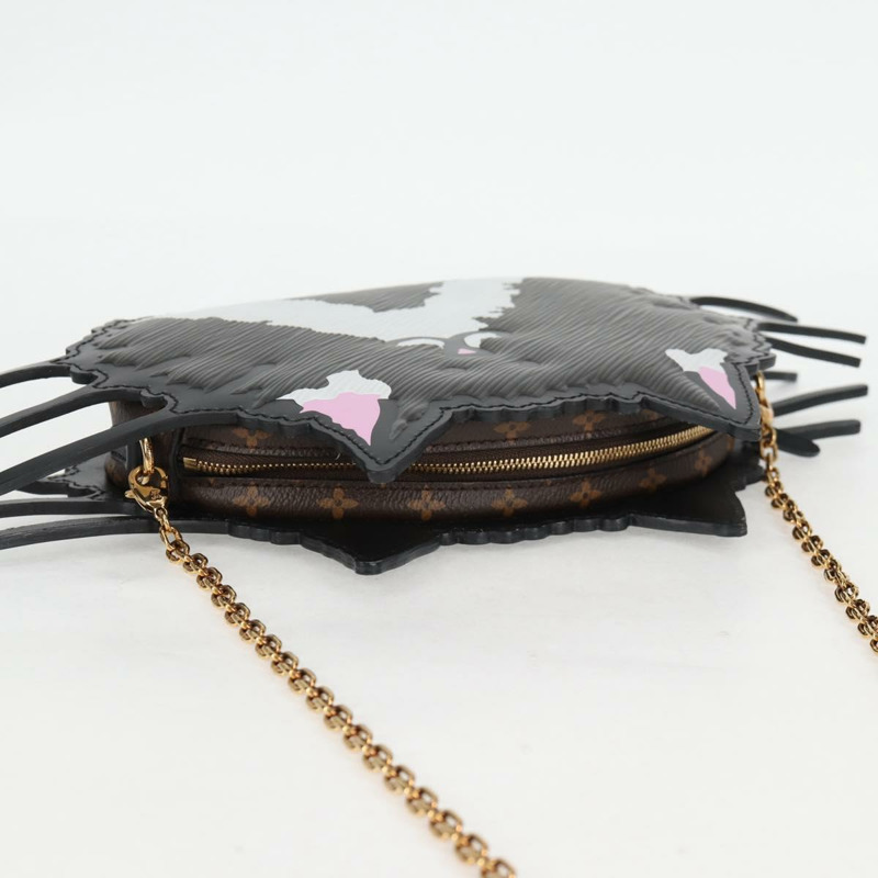 【日本直送】路易威登 Epi Monogram 貓臉手拿包 灰色 LV 正品 133624SA-5