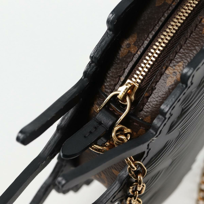 【日本直送】路易威登 Epi Monogram 貓臉手拿包 灰色 LV 正品 133624SA-8