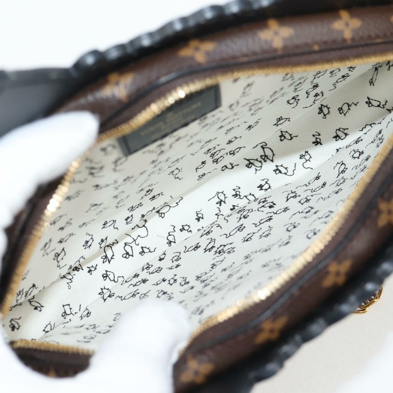 【日本直送】路易威登 Epi Monogram 貓臉手拿包 灰色 LV 正品 133624SA-9