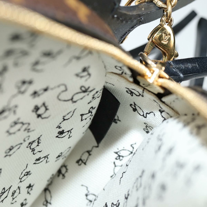 【日本直送】路易威登 Epi Monogram 貓臉手拿包 灰色 LV 正品 133624SA-10