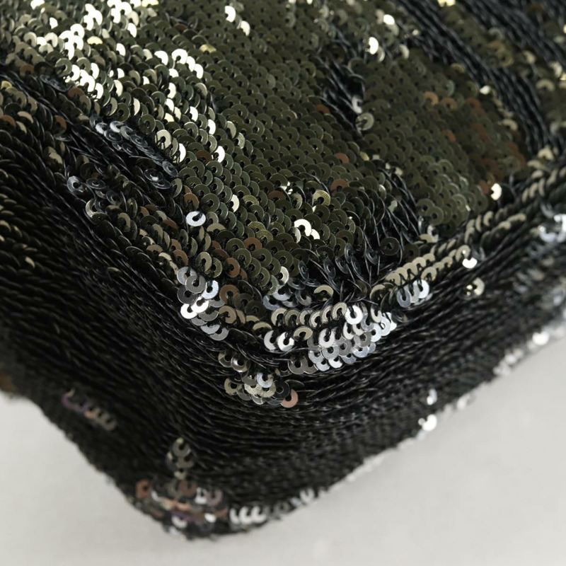 【日本直送】香奈兒 2017 早春度假系列 Coco Cuba 鏈條單肩包 亮片 綠色 CC 正品 ar13715SM-15