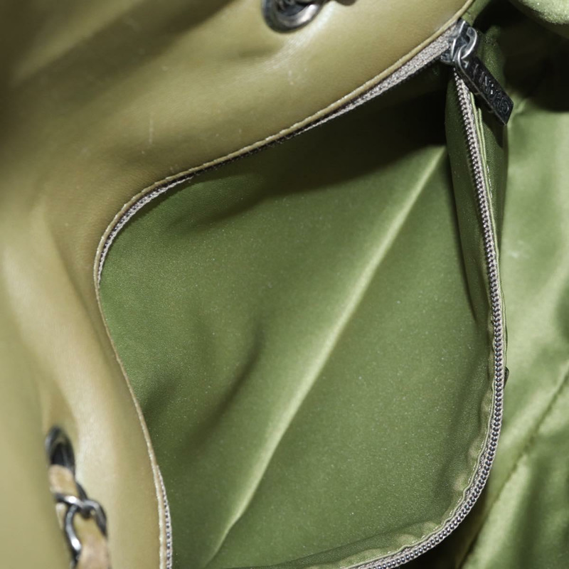 【日本直送】香奈兒 2017 早春度假系列 Coco Cuba 鏈條單肩包 亮片 綠色 CC 正品 ar13715SM-24