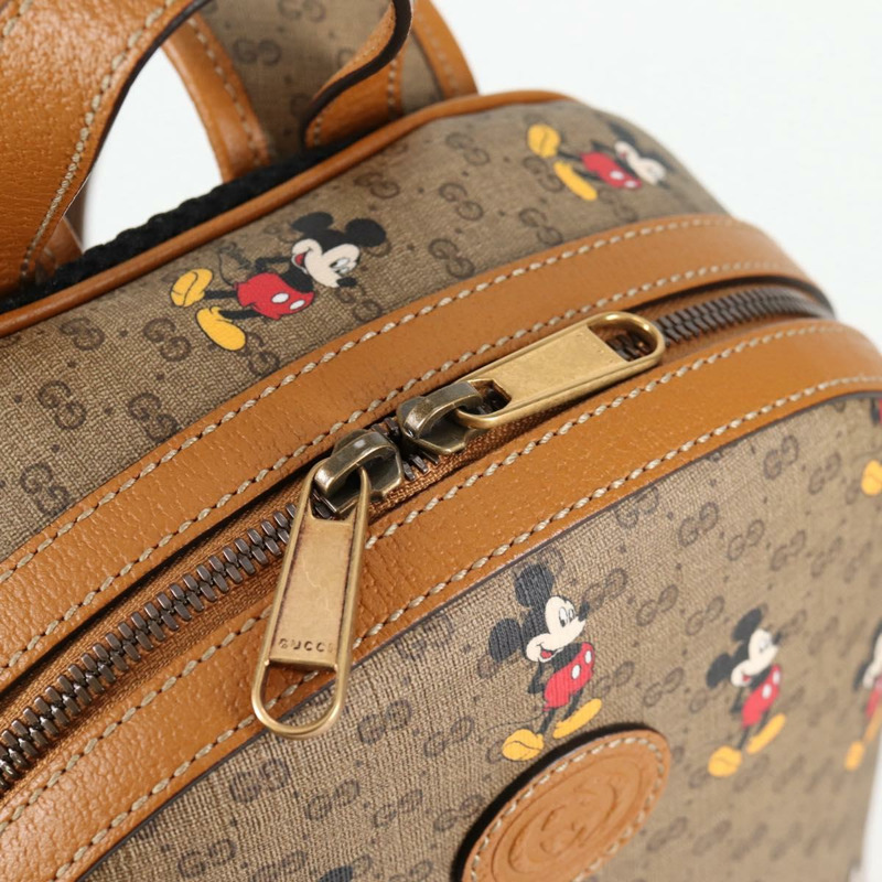 【日本直送】GUCCI Micro GG Supreme Disney 聯名雙肩包 PVC材質 552884 正品 134962SM-18