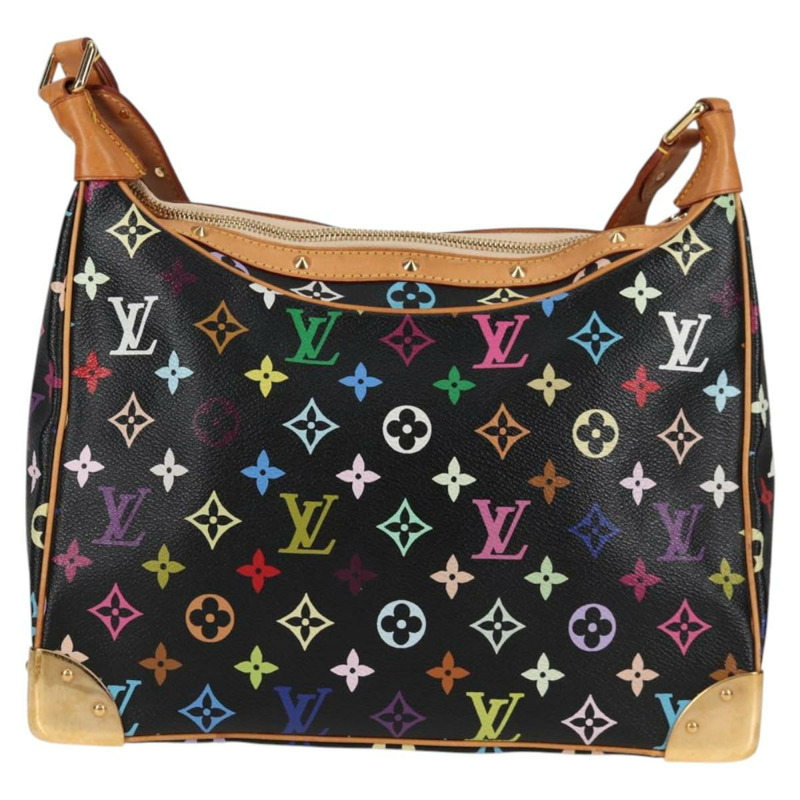 【日本直送】路易威登 (LOUIS VUITTON) 多色布洛涅肩背包 黑色 M92638 LV 正品 BA4683SAV-1