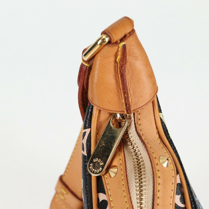 【日本直送】路易威登 (LOUIS VUITTON) 多色布洛涅肩背包 黑色 M92638 LV 正品 BA4683SAV-17