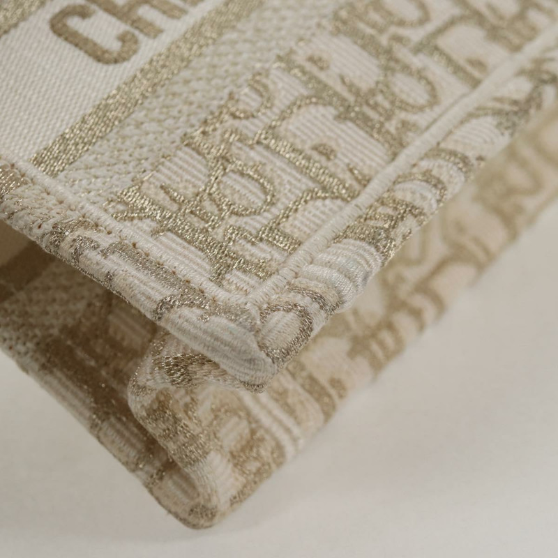 【日本直送】Christian Dior Trotter帆布書本手袋 白色帆布 正品 136735SAM-7