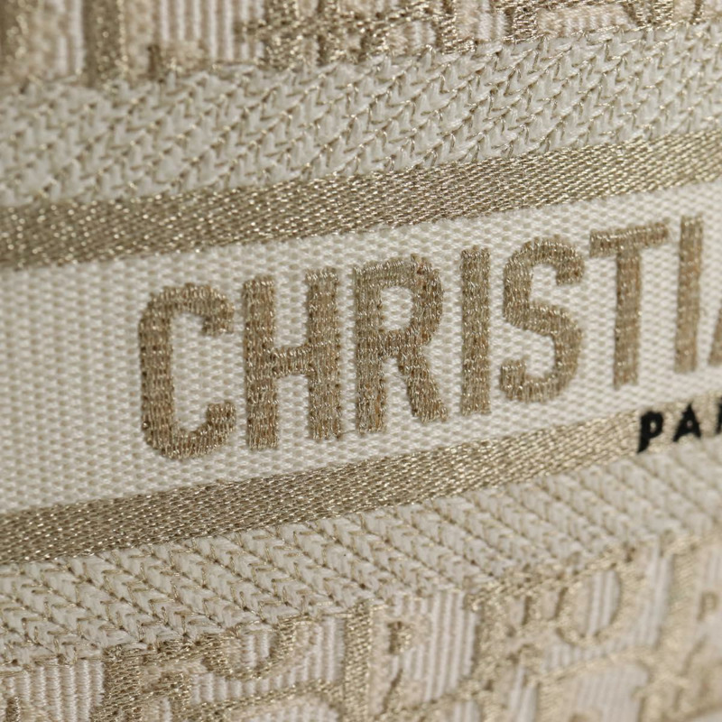 【日本直送】Christian Dior Trotter帆布書本手袋 白色帆布 正品 136735SAM-17