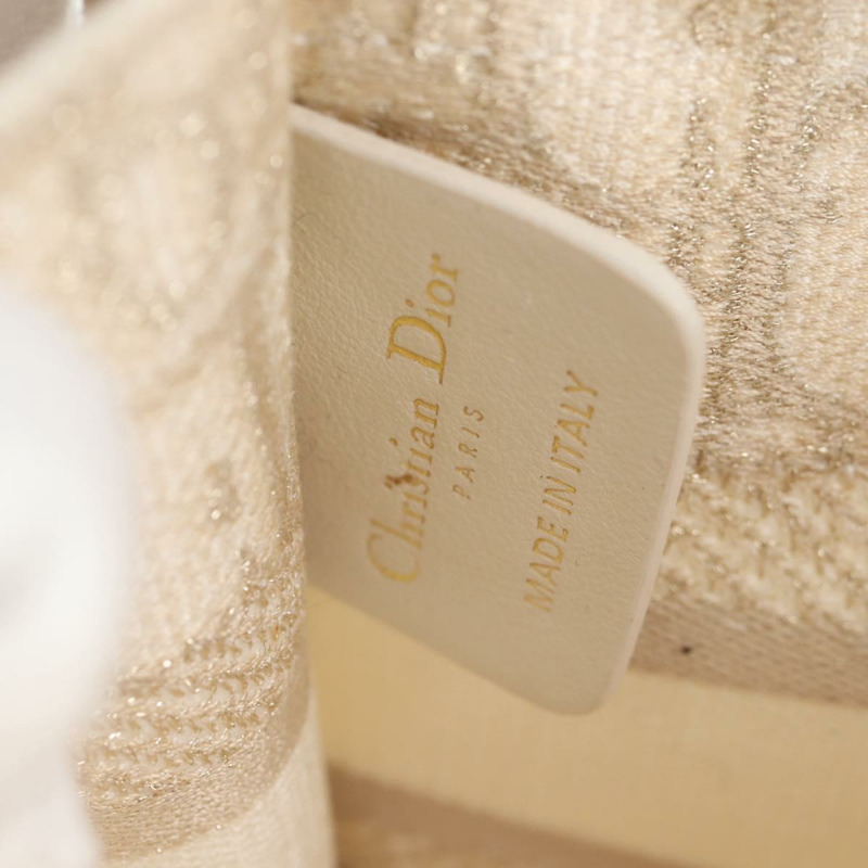 【日本直送】Christian Dior Trotter帆布書本手袋 白色帆布 正品 136735SAM-21