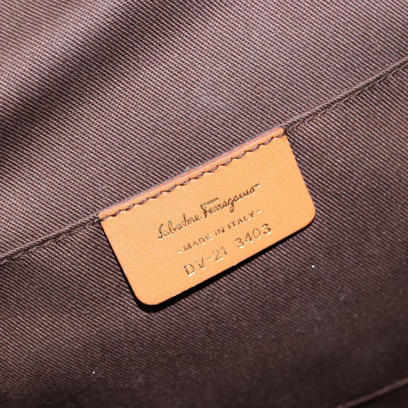 【日本直送】Salvatore Ferragamo Gancini 手提包，藤編米色金色，正品，貨號 139130SAV-11