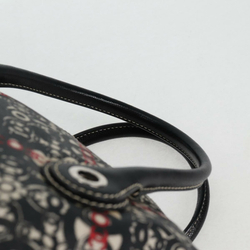 【日本直送】香奈兒 Coco 旅行波士頓包 PVC 黑色 銀色 CC 標誌 正品 134999V-7