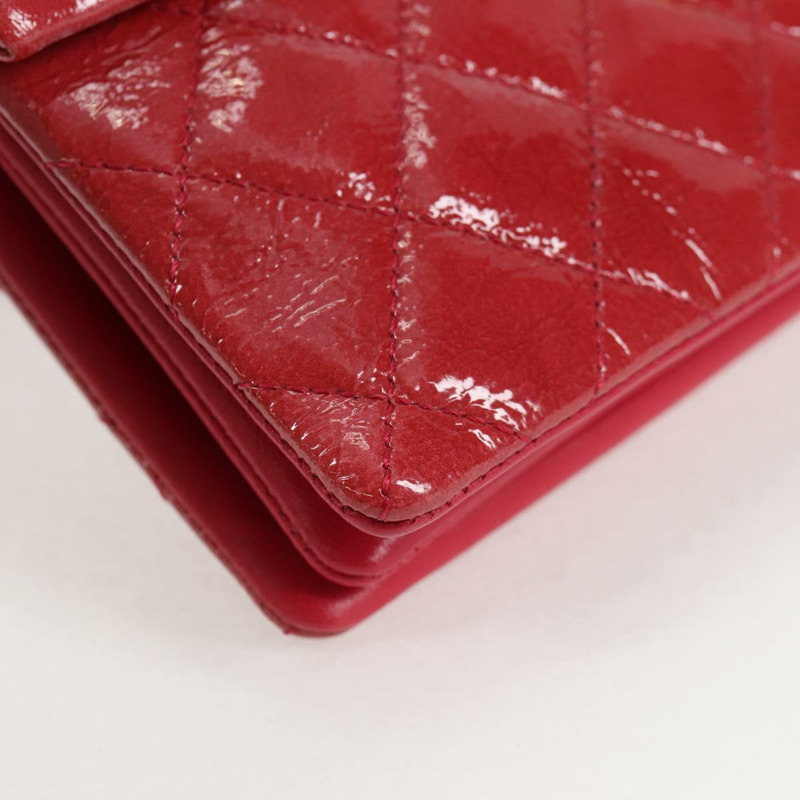 【日本直送】香奈兒 (CHANEL) 琺瑯粉色金 CC 鏈條肩背包 Auth 138996SAM-14