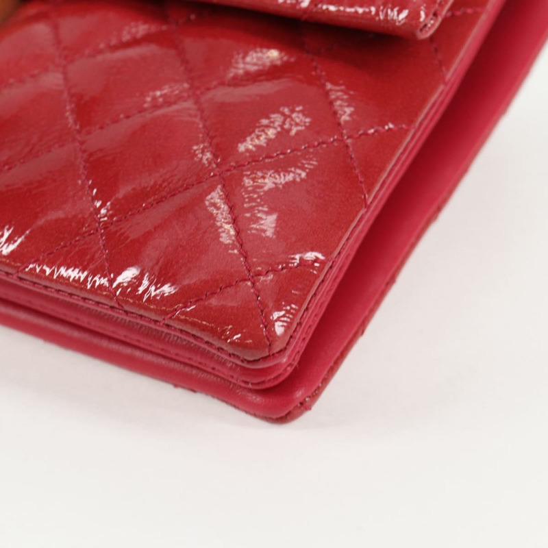 【日本直送】香奈兒 (CHANEL) 琺瑯粉色金 CC 鏈條肩背包 Auth 138996SAM-15