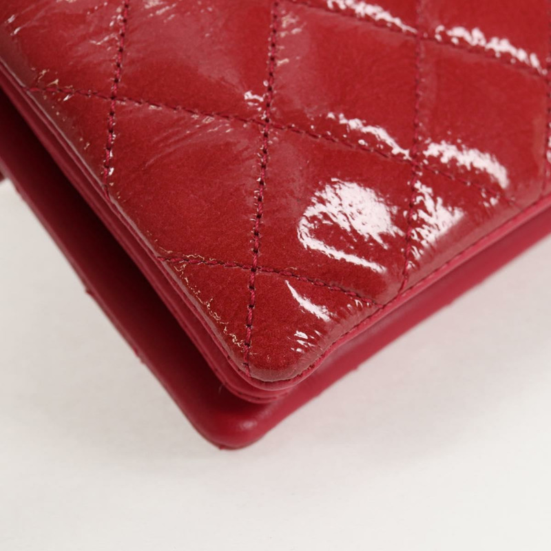 【日本直送】香奈兒 (CHANEL) 琺瑯粉色金 CC 鏈條肩背包 Auth 138996SAM-16