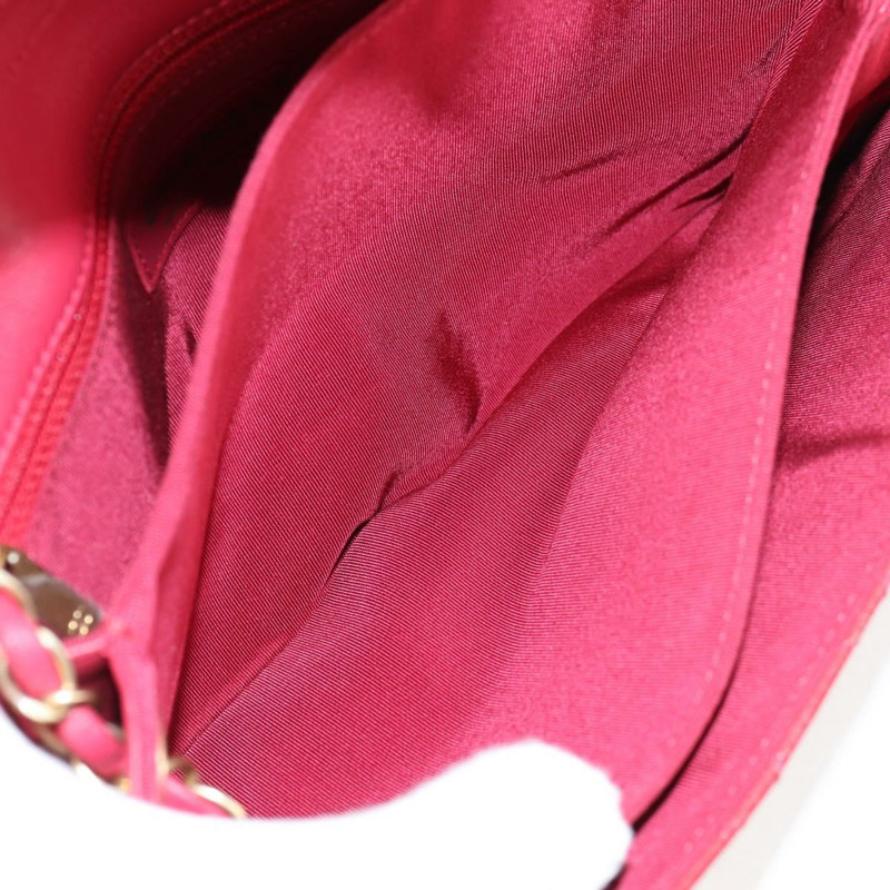 【日本直送】香奈兒 (CHANEL) 琺瑯粉色金 CC 鏈條肩背包 Auth 138996SAM-23