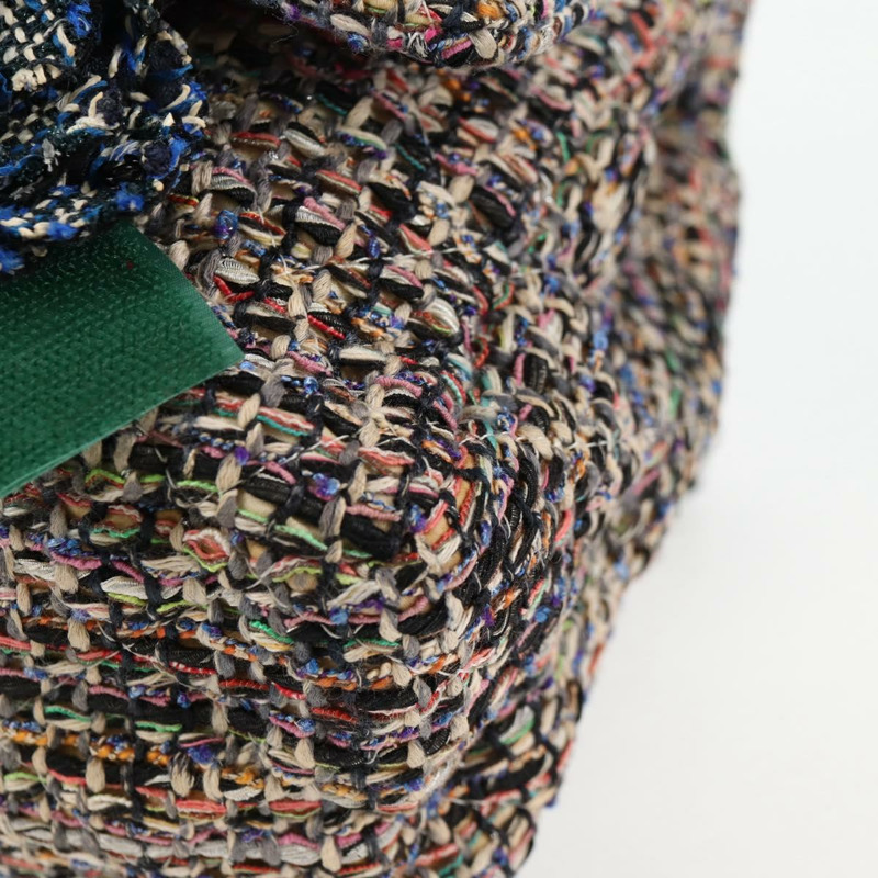 【日本直送】香奈兒 (CHANEL) 絎縫山茶花鏈包，斜紋軟呢多色銀色雙C標誌，貨號 138988SM-15