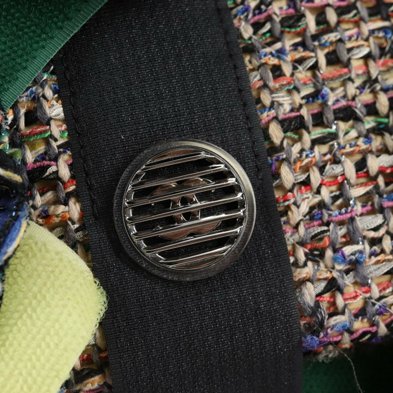 【日本直送】香奈兒 (CHANEL) 絎縫山茶花鏈包，斜紋軟呢多色銀色雙C標誌，貨號 138988SM-19