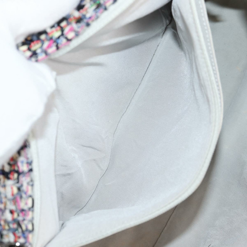 【日本直送】香奈兒 (CHANEL) 絎縫山茶花鏈包，斜紋軟呢多色銀色雙C標誌，貨號 138988SM-25