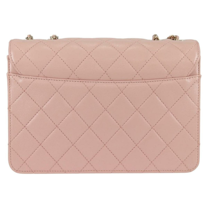 【日本直送】香奈兒 Matelasse Beauty Rock 鏈條包 皮革 粉紅色 金 CC 正品 hk2930SAM-2