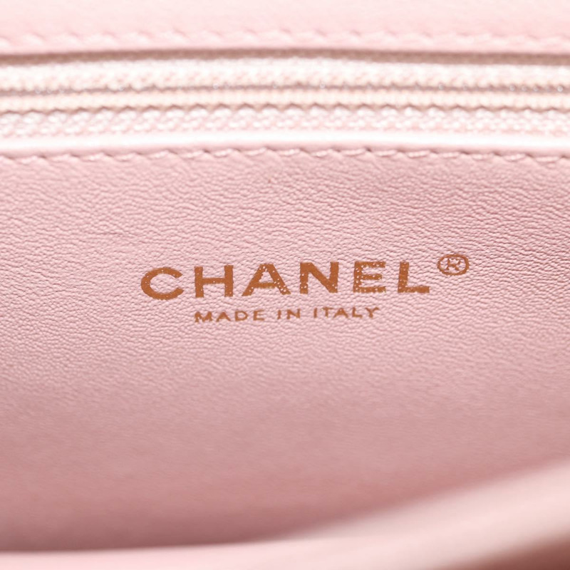 【日本直送】香奈兒 Matelasse Beauty Rock 鏈條包 皮革 粉紅色 金 CC 正品 hk2930SAM-22