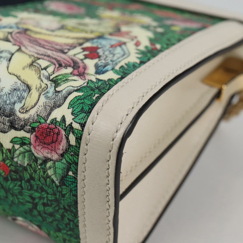 【日本直送】GUCCI Yuko Higuchi 日本限定款鏈條包 白色皮革 503877 正品 BA5090SAM-14