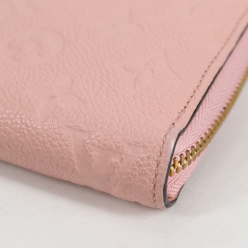 【日本直送】路易威登 Empreinte Zippy 皮夾長皮夾粉紅色 M64090 LV 正品 135026M-14