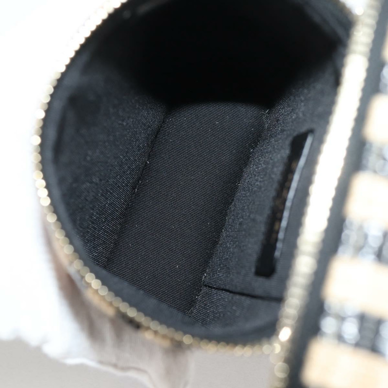 【日本直送】香奈兒鏈手機殼，拉菲草編織，米色金色，CC標誌，正品編號140901SAM-10