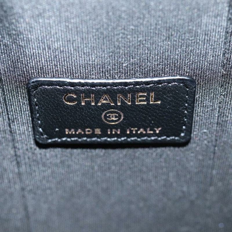 【日本直送】香奈兒鏈手機殼，拉菲草編織，米色金色，CC標誌，正品編號140901SAM-21