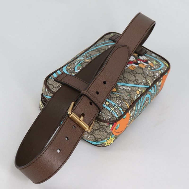 【日本直送】GUCCI GG Supreme Disney 聯名腰包 PVC 米色 602695 正品 141153SM-6