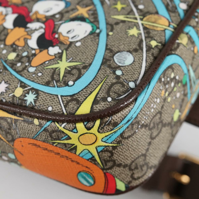 【日本直送】GUCCI GG Supreme Disney 聯名腰包 PVC 米色 602695 正品 141153SM-14