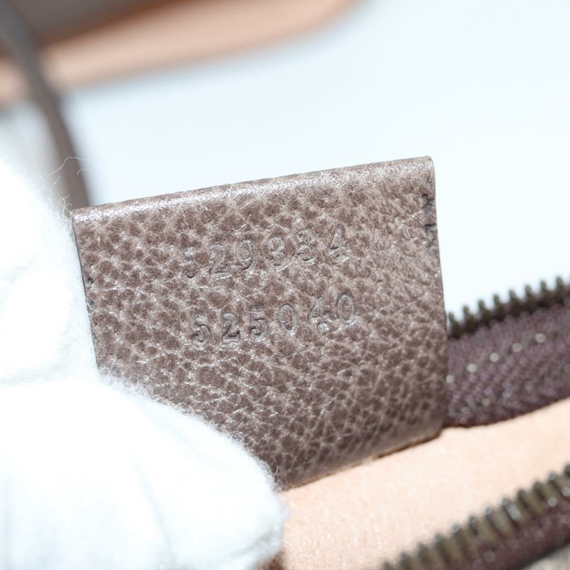 【日本直送】GUCCI GG Supreme Web Sherry Line 手提包 PVC 米色 金色 紅色 正品 135289SAM-10