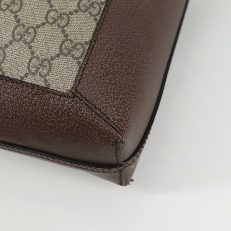 【日本直送】GUCCI GG Supreme Web Sherry Line 手提包 PVC 米色 金色 紅色 正品 135289SAM-16