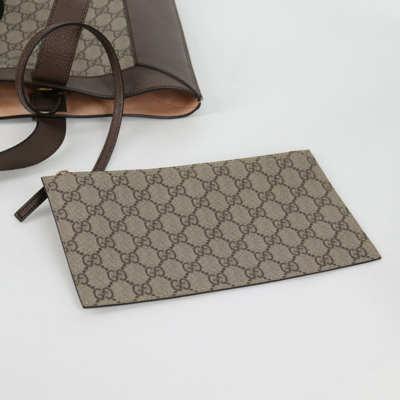 【日本直送】GUCCI GG Supreme Web Sherry Line 手提包 PVC 米色 金色 紅色 正品 135289SAM-24