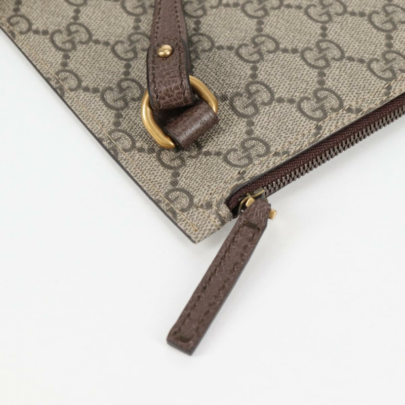 【日本直送】GUCCI GG Supreme Web Sherry Line 手提包 PVC 米色 金色 紅色 正品 135289SAM-25
