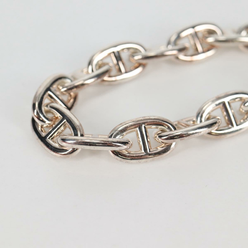 【日本直送】愛馬仕 Chaine d'Ancre MM 手鍊 AG925 14 節銀手鍊 Auth 134934SM-4