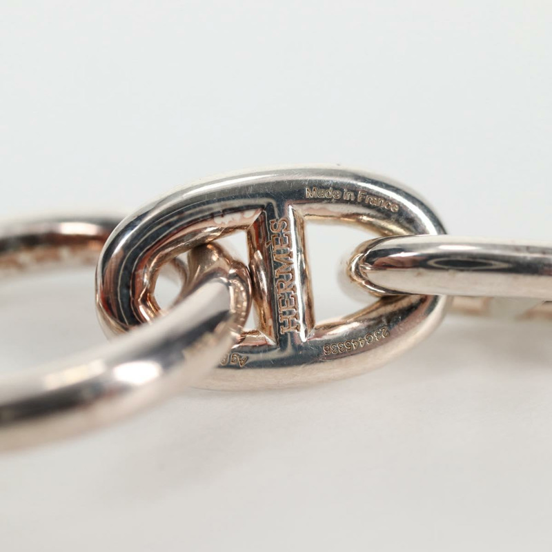 【日本直送】愛馬仕 Chaine d'Ancre MM 手鍊 AG925 14 節銀手鍊 Auth 134934SM-8