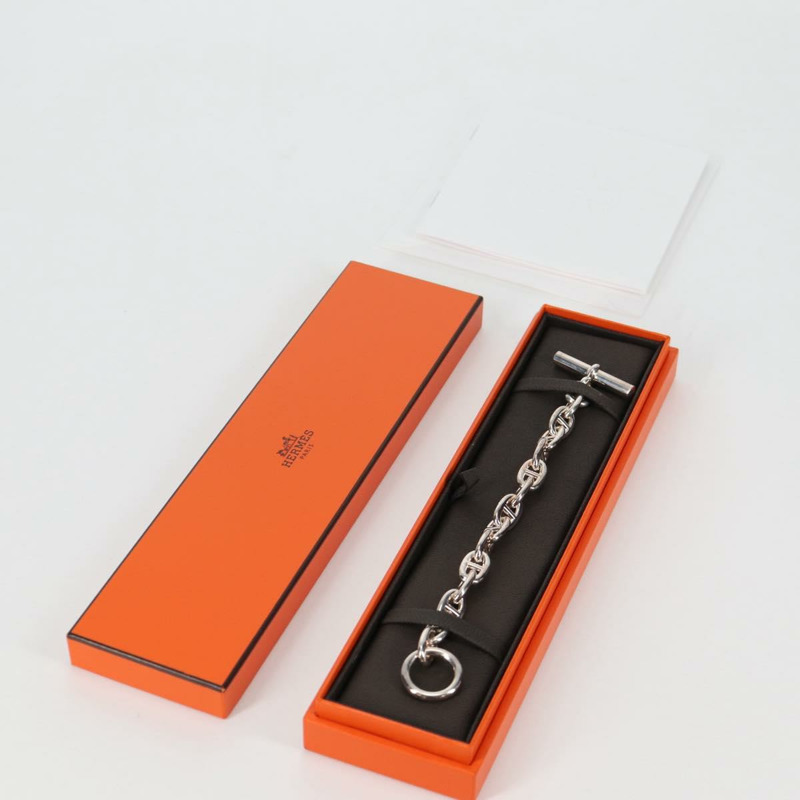 【日本直送】愛馬仕 Chaine d'Ancre MM 手鍊 AG925 14 節銀手鍊 Auth 134934SM-9