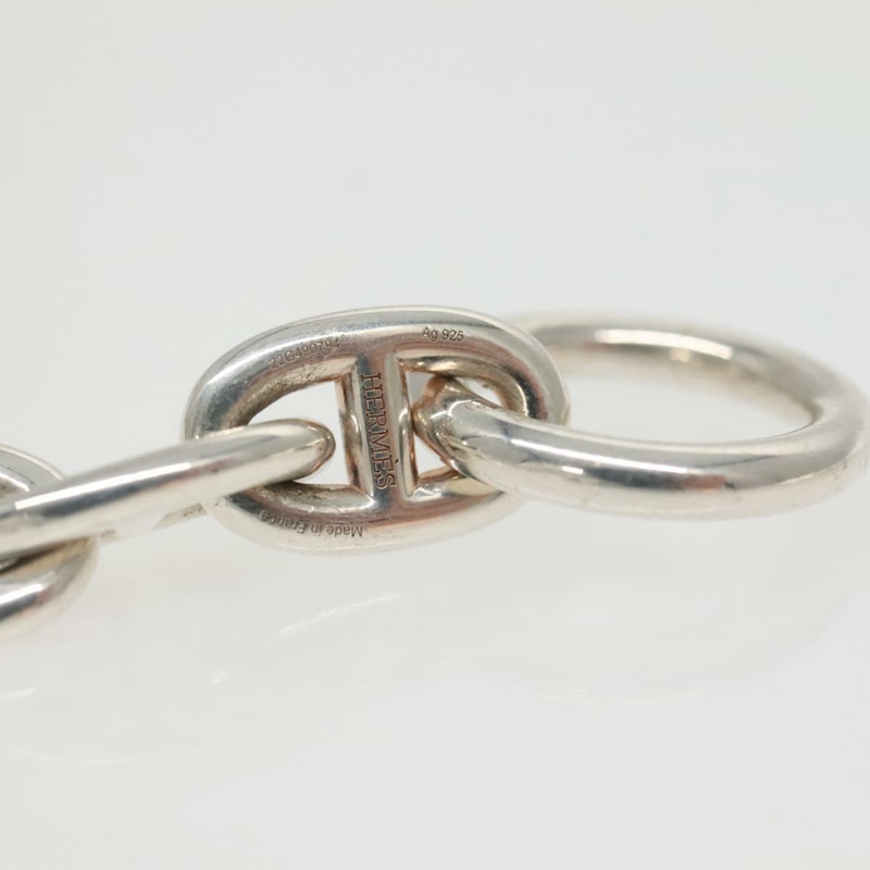 【日本直送】愛馬仕 Chaine d'Ancre MM 手鍊 AG925 14 節銀手鍊 Auth 134933SM-8