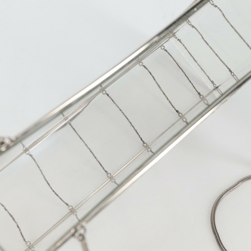 【日本直送】香奈兒鏈條手提包，透明塑膠材質，CC標誌，貨號134859SM-11